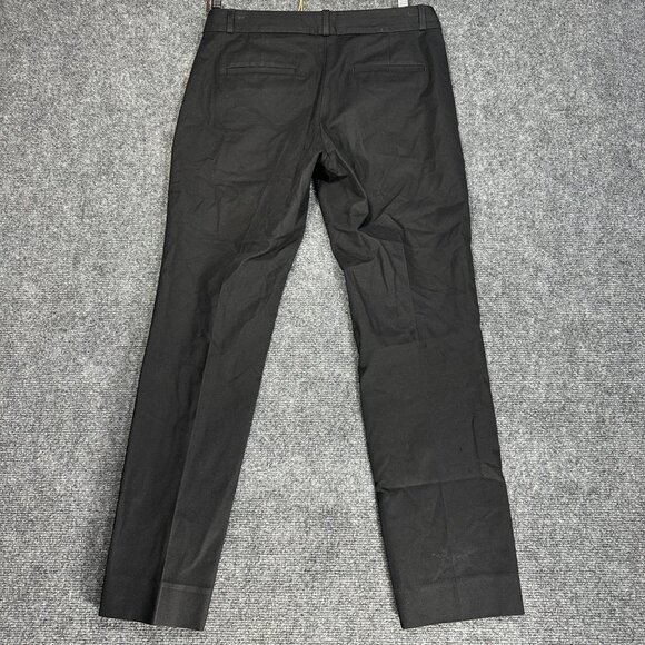 Banana Republic Pants Womens 4 Ryan Fit Black Cotton Stretch Pockets Straight - Picture 7 of 8